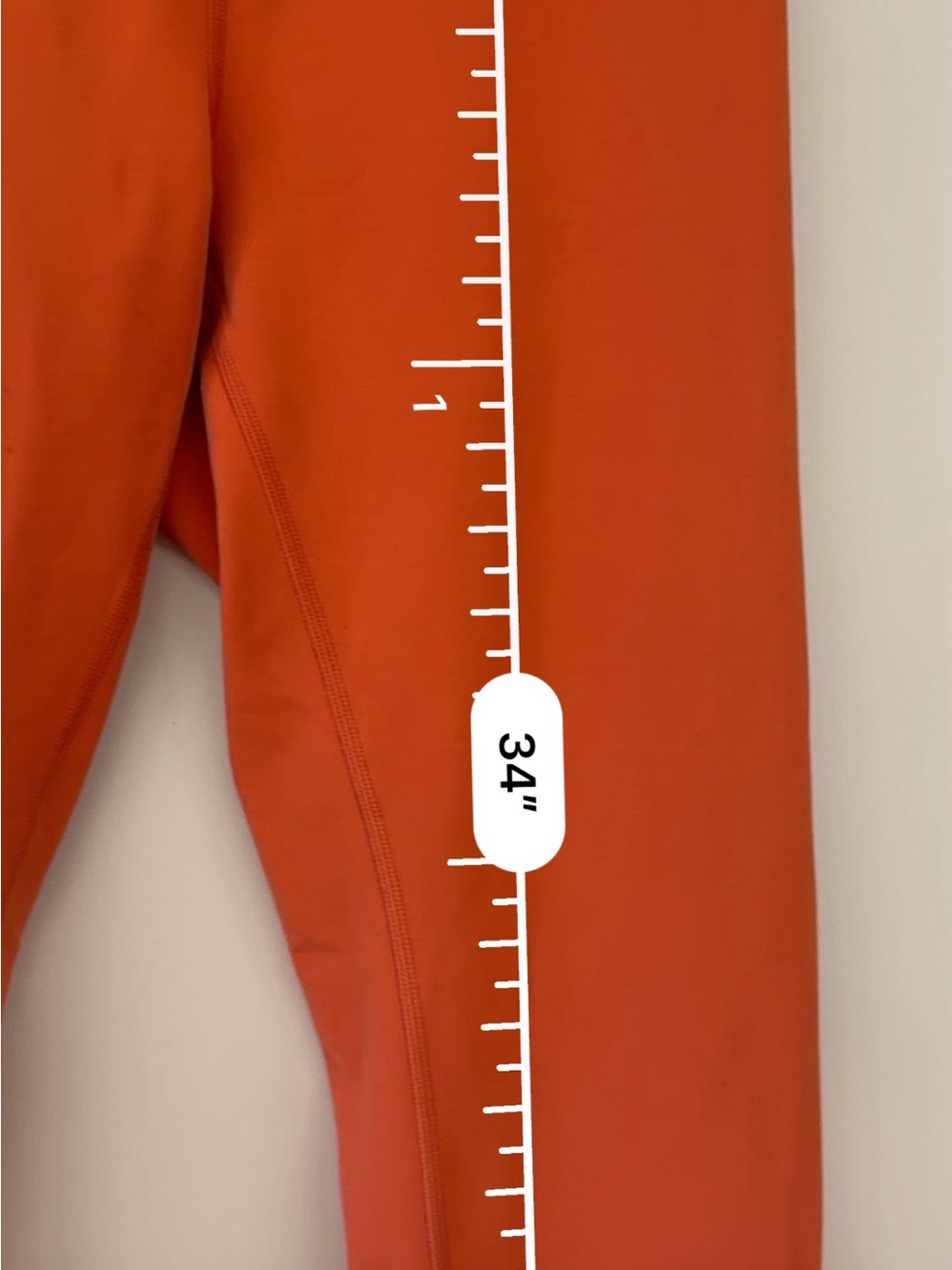 Lululemon High-Rise Rust Orange Active Leggings Size Medium - Picture 8 of 10
